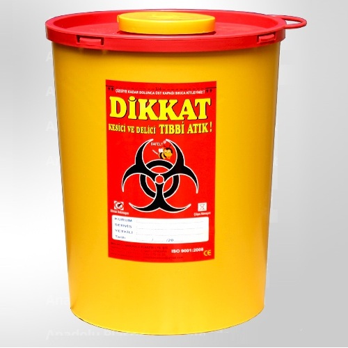 Tıbbi Atık Kovası 10 Lt