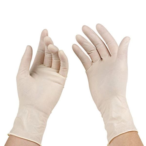 Latex Pudralı Eldiven Medium 100'lü